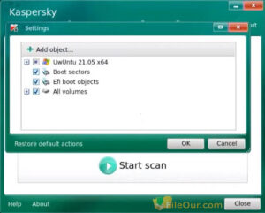Kaspersky Antivirus Rescue Disk screenshot