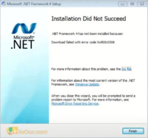 .NET فریم ورک 4.0 آف لائن انسٹالر اسکرین شاٹ