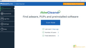 AdwCleaner screenshot 1