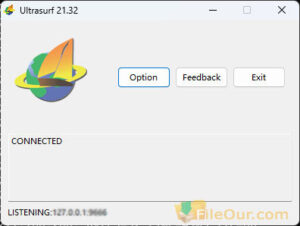 UltraSurf for Windows 11 screenshot