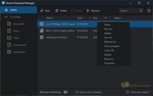 Xtreme Download manager screenshot 5