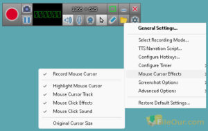 Capture d'écran des outils ZD Soft Screen Recorder