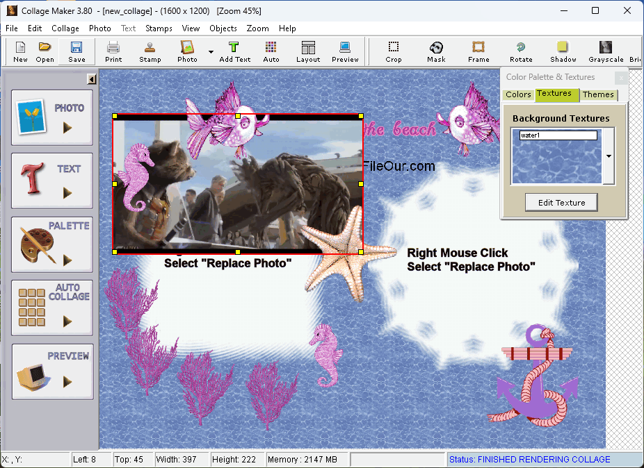 拼貼製作主螢幕截圖