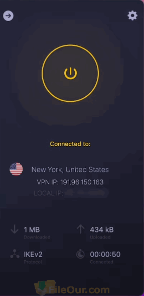 Screenshot von Cyberghost VPN für PC
