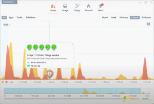 GlassWire firewall for PC_graph