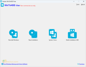 WinToHDD gratis download screenshot