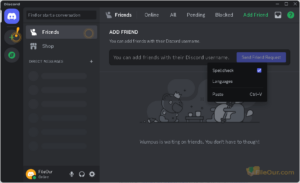 Discord dashboard screenshot