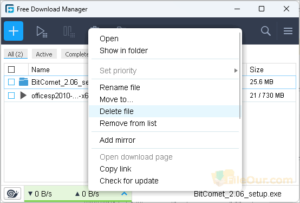 Free Download Manager pro pc screenshot 3