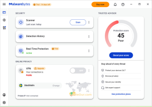 Malwarebytes screenshot
